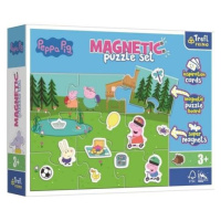 Trefl Magnetické Peppa a její zábava Peppa Pig v krabici 28,5x22x5cm 12 dílků