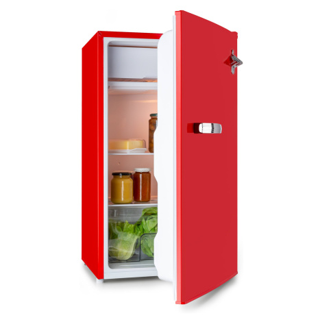 Klarstein Beercracker 91L, lednice, energetická třída A+, mrazicí prostor, otvírák na lahve, čer