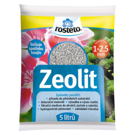 Zeolit ROSTETO 1-2,5mm 5l ZC Jindřichův Hradec