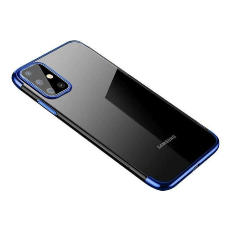 Color Electroplating silikonové pouzdro na Samsung Galaxy A72 blue