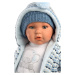Llorens 42405 BABY ENZO - realistická panenka se zvuky a měkkým látkovým tělem - 42 cm