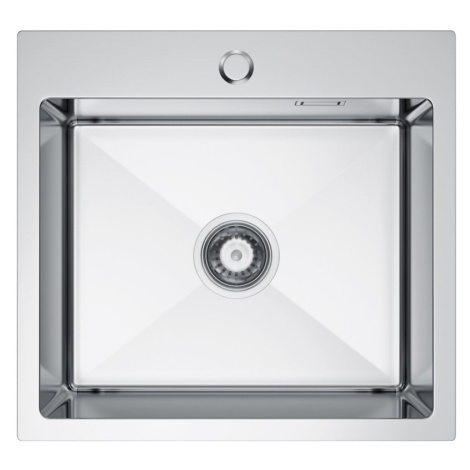 Nerezový dřez 48 x 45 cm s otvorem pro baterii, Velazo VELAZ4845