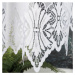 Dekorační oblouková krátká záclona na žabky EMILIA 140 bílá 340x140 cm MyBestHome