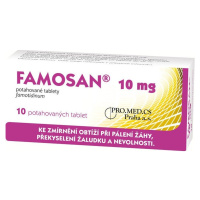 FAMOSAN 10 mg 10 Potahovaných tablet