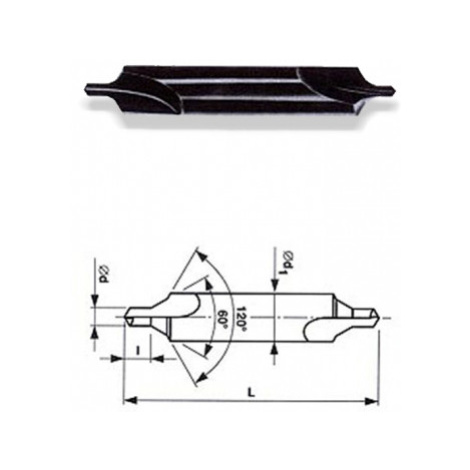 Vrták 03,15mm HSS středící 60° 221112