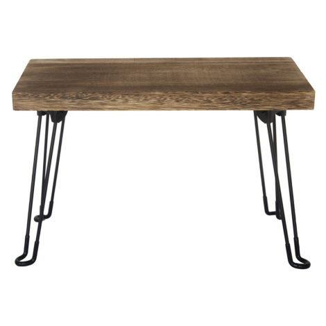 Odkládací stolek Pavlovnie světlé dřevo, 54 x 28 cm