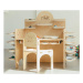 Myminihome Hrací stůl s úložným prostorem PLAY TIME + židle Zvolte barvu: Šedá