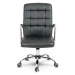Sofotel Černá kožená kancelářská židle Benton