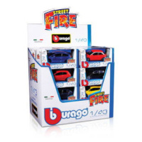 Bburago 1:43 Street Fire (3 x 24 DISPLAY) 72ks ASST