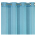 Dekorační dlouhá záclona s kroužky EMMA modrá 140x250 cm (cena za 1 kus) MyBestHome