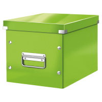 LEITZ Čtvercová krabice Click&Store, velikost M (A5), zelená