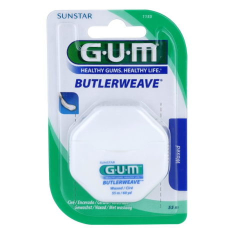 G.U.M Butlerweave voskovaná dentální nit 55 m