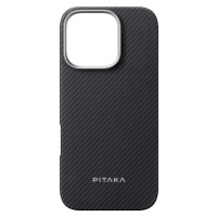 Pitaka MagEZ Case 5 MagSafe kryt iPhone 16 Pro Max Black/Grey Twill