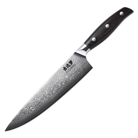 Gudaro - Damaškový šéfkuchařský nůž SHIRO 8", 67 vrstev oceli, délka 20 cm GD1006-A