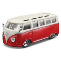 Bburago 1:32 Volkswagen Van Samba Red-White