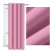 Dekorační závěs s kroužky COLOR 250 barva 10 růžová 140x250 cm (cena za 1 kus) MyBestHome