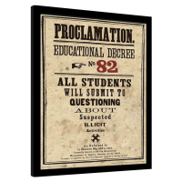 Obraz na zeď - Harry Potter - Educational Decree No. 82