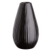 RIFFLE Váza 15,5 cm - černá