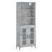 vidaXL Skříň highboard betonově šedá 69,5x34x180 cm kompozitní dřevo