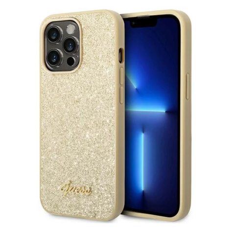 Kryt Guess GUHCP14XHGGSHD iPhone 14 Pro Max 6,7" gold hard case Glitter Script (GUHCP14XHGGSHD)