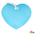 My Family MF BIG HEART ALUMINUM LIGHT BLUE 3,1x3,76 cm gravírovateľný přívěsek