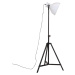 vidaXL Stojací lampa 25 W bílá 61 x 61 x 90/150 cm E27