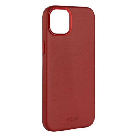 FIXED kožený zadní kryt MagLeather s podporou Magsafe pro Apple iPhone 13, červená - FIXLM-723-R
