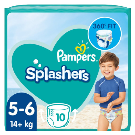 PAMPERS Kalhotky plenkové do vody Splashers vel.5 (10 ks) 12-17 kg