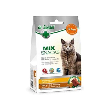 Dr. Seidel snacks for cats MIX 2 in 1 for beautiful coat & malt 60 g DRSEIDEL