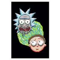 Umělecký tisk Rick and Morty - Iconic Duo, (26.7 x 40 cm)