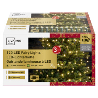 Livarno home Světelný LED řetěz, 120 LED (teplá bílá)