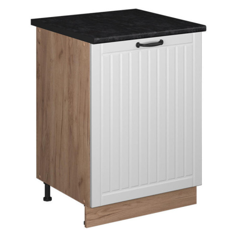 Vicco SKŘÍŇKA POD DŘEZ Fame-Line, Bílý venkovský dům/Zlatý mocný dub, 60 cm