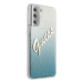 Guess GUHCS21MPCUGLSBL hard silikonové pouzdro Samsung Galaxy S21 PLUS 5G blue Glitter Gradient 