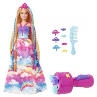 Barbie princezna s barevnými vlasy, mattel gtg00