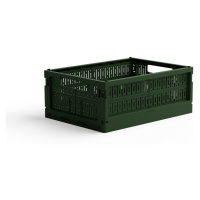 Skládací přepravka midi Made Crate  - racing green
