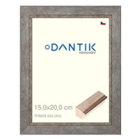 DANTIK rámeček 15 × 20, TOMAS bílý sklo čiré