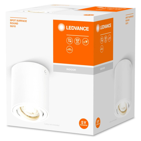 LEDVANCE LEDVANCE Surface Round stropní bodovka GU10 bílá