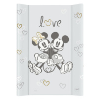 CEBA - Podložka přebalovací s pevnou deskou COMFORT 50x70 Disney Minnie & Mickey Grey