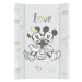 CEBA - Podložka přebalovací s pevnou deskou COMFORT 50x70 Disney Minnie & Mickey Grey