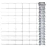 vidaXL Zahradní plot pozinkovaná ocel 50 x 1,6 m stříbrný