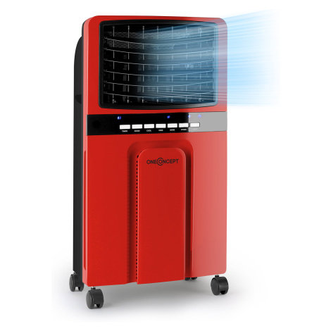 OneConcept Baltic Red, ochlazovač vzduchu, ventilátor, dálkový ovladač,  65 W, 400 m3/h,