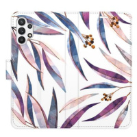 iSaprio flip pouzdro Ornamental Leaves pro Samsung Galaxy A32 5G