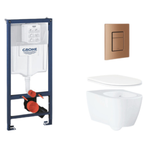 Závěsný wc set do lehkých stěn / předstěnová montáž GROHE Essence SIKOGRSESSCDL0