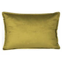 Sametový polštář ve zlaté barvě Velvet Atelier Golden, 50 x 35 cm