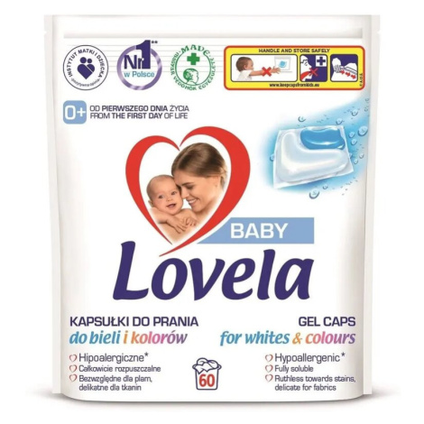 LOVELA Baby kapsle gelové na praní 60 ks LOVELA Terezín