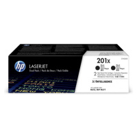 HP 201X Black 2-pack LJ Toner Cartridge Černá