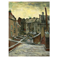 Obraz - reprodukce 50x70 cm Houses Seen from the Back, Vincent van Gogh – Fedkolor