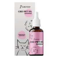 Cure Point CBD PET 5% Olej pro psy Sausage 10 ml