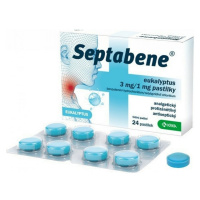 SEPTABENE Eukalyptus 3mg/1mg pastilky 24x3mg/1mg