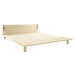 Dvoulůžková postel z borovicového dřeva s roštem 140x200 cm Peek – Karup Design